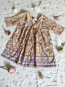Paisley Peach Tunic Dress