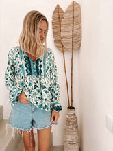 Load image into Gallery viewer, Kara Blouse - Blue Belle