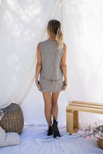 Load image into Gallery viewer, Chloe Tie Tank Navy