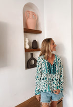 Load image into Gallery viewer, Kara Blouse - Blue Belle