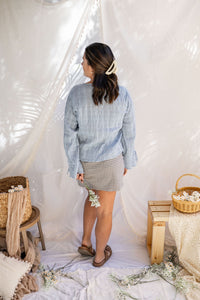 Remi Blouse Sky