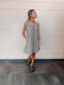 Chloe Dress Navy