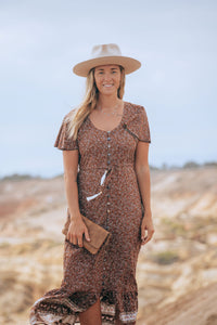 Isla Dress - Daisy Rust