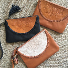 Load image into Gallery viewer, Embossed Mini Clutch - Tan