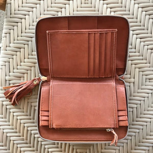 Mandala Zip Around - Tan