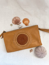 Load image into Gallery viewer, Cleo Clutch/Bag - Camel and Tan