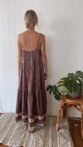 Kara Dress - Plum Daisy