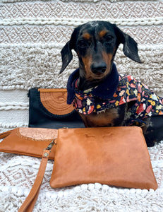 LD Mini Clutch Distressed Tan