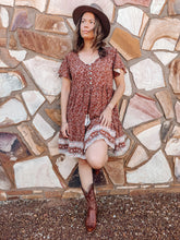 Load image into Gallery viewer, Lara Dress - Daisy Rust
